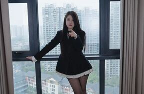 添脚大师福利（019号橙橙添）脚摄工作室花絮-橙橙女神黑...
