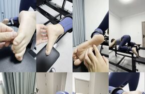 把白嫩玉足瑜伽学员骗到了产床上固定（在线播）